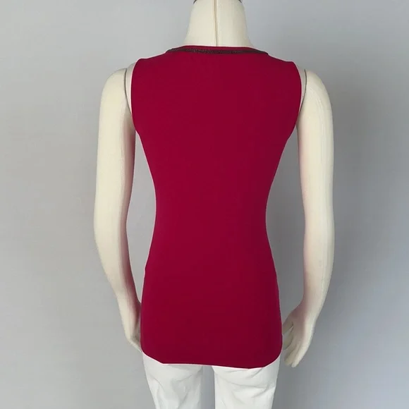 WHBM Sleeveless Top Red Size X Small - Picture 9 of 16